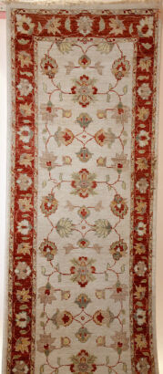 A Hand-Knotted Hallway Runner