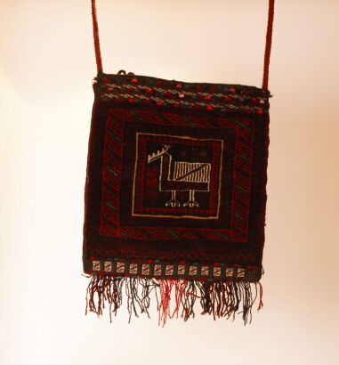 A Hand-Knotted Saddle Bag