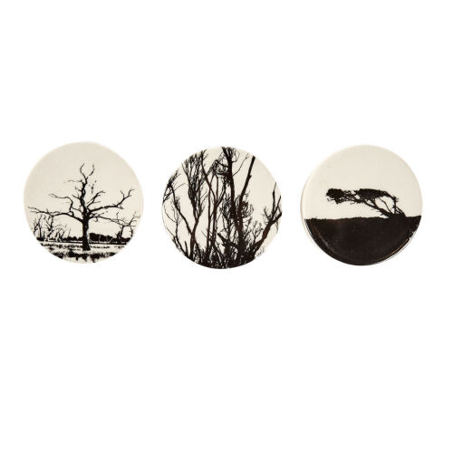 A Set of Three Poetic Ceramics