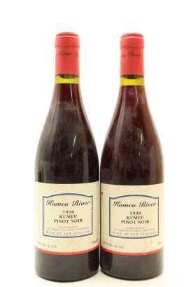 (2) 1998 Kumeu River Estate Pinot Noir, Kumeu