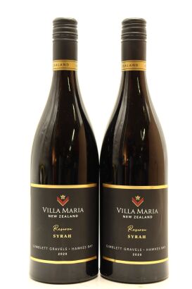 (2) 2020 Villa Maria Reserve Syrah, Gimblett Gravels