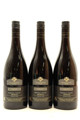 (3) 2020 Allegiance Wines 'Unity' Shiraz, Barossa Valley