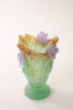 A Daum France 'Grape Vine' Crystal Vase - 2