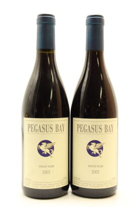 (2) 2003 Pegasus Bay Pinot Noir, Waipara Valley [JR17]