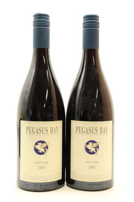 (2) 2006 Pegasus Bay Pinot Noir, Waipara Valley [JR16.5]