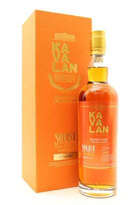 (1) Kavalan Solist Brandy Cask Cask Strength Single Malt Whisky, 57.1% ABV (GB)