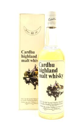 (1) Cardhu 12 Year Old John Walker and Sons Single Malt Scotch Whisky, 43% ABV, Circa 1960s