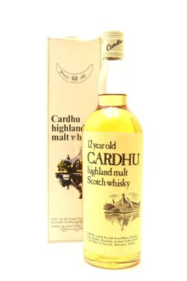 (1) Cardhu 12 Year Old John Walker and Sons Single Malt Scotch Whisky, 43% ABV, Circa 1970s