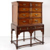 A George III Mahogany Chest on Oak Stand&nbsp; - 2
