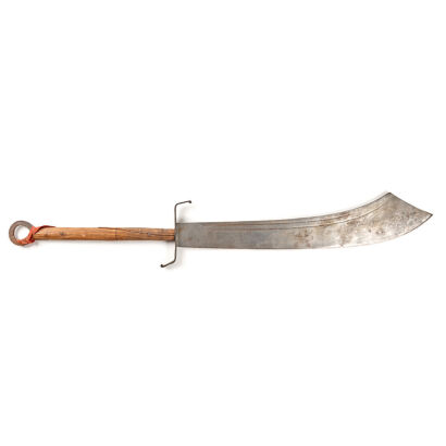 An Asian Wide Blade Scimitar Style Sword