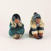 A Pair of Lladro Inuit Children Figurines
