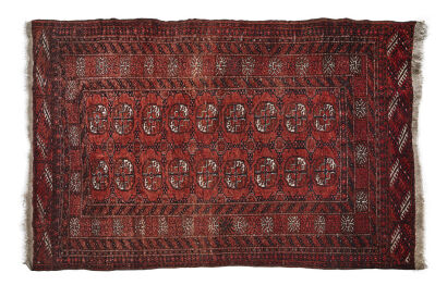 A Hand-Knotted Teke Turkoman Rug