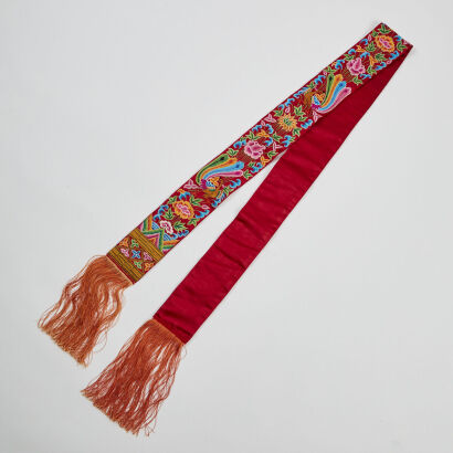 An Embroidered Sash, South Korea