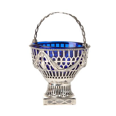 A Sterling Silver Sugar Basket&nbsp;