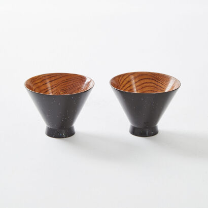 A Pair of Lacquerware Cups