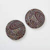 A Pair of Lacquerware Coasters - 5