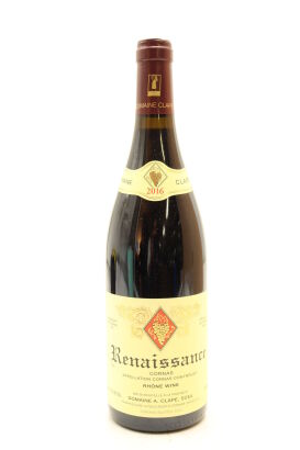 (1) 2016 Domaine Auguste Clape Cornas Renaissance, Rhone [JR17.5] [WS94]