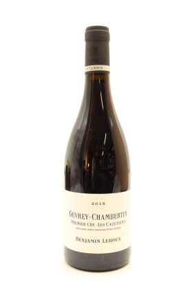 (1) 2018 Benjamin Leroux Les Cazetiers, Gevrey-Chambertin Premier Cru [JR17]