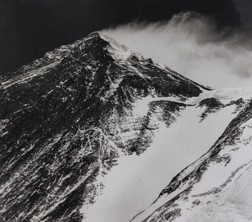 ALFRED GREGORY South Summit Everest and South Col from Lhotse Face