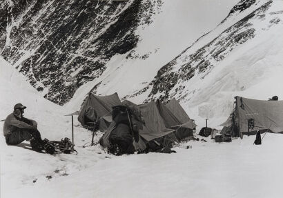 ALFRED GREGORY Hillary and camp on Lhotse Face, 26 May 1953