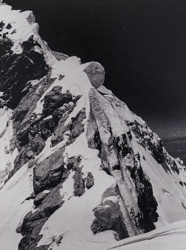 HILLARY PHOTO/ALFRED GREGORY Final ridge of Everest, 29 May