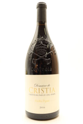 (1) 2016 Domaine de Cristia Chateauneuf-du-Pape Vieilles Vignes, Rhone, 1500ml [RP95] [WE97] [WS95]