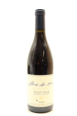 (1) 2003 Millton Clos de Ste. Anne Naboth's Vineyard Pinot Noir, Gisborne