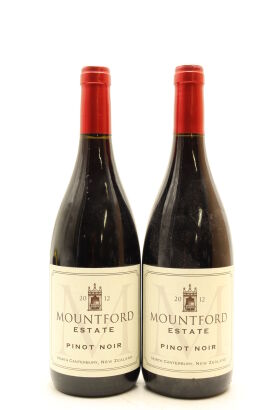 (2) 2012 Mountford Estate Pinot Noir, Waipara