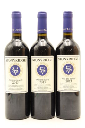 (3) 2013 Stonyridge Vineyard Larose, Waiheke Island