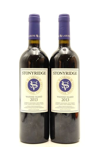 (2) 2013 Stonyridge Vineyard Larose, Waiheke Island