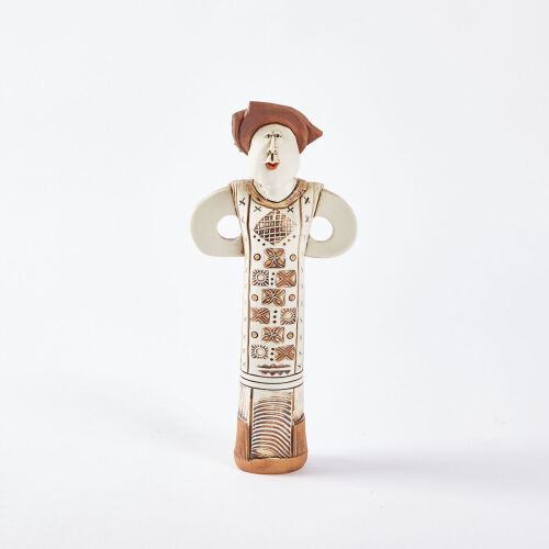 A Cheryl Oliver Low Fired Figure