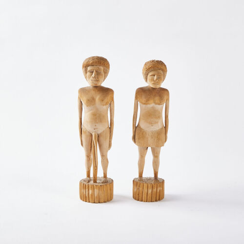 A Pair Of Solomon Islands Fertility Figures