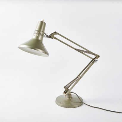 A Sage Green Seventies Anglepoise Lamp