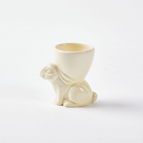 A Crown Lynn Rabbit Egg Cup