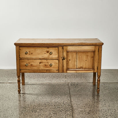 A Baltic Pine Two Door Credenza