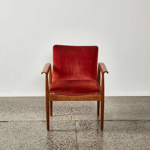 A Finn Juhl Teak Diplomat Chair By Backhouse NZ
