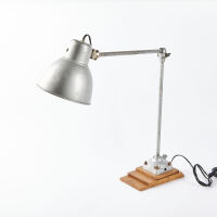 An Industrial Machinist Desk Lamp