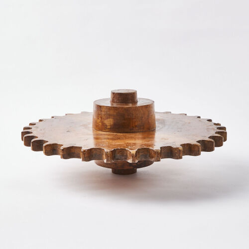 A Large Wooden Cog
