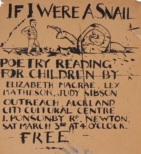 OUTREACH If I Were a Snail: Poetry Reading for Children