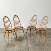 A Set Of Four Elm Ercol Quaker Dining Chairs By Lucien Ercolani - 2