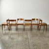 A Set Of Six Otto Larson Dining chairs, With Makers Mark And Stamp Dated May 1975