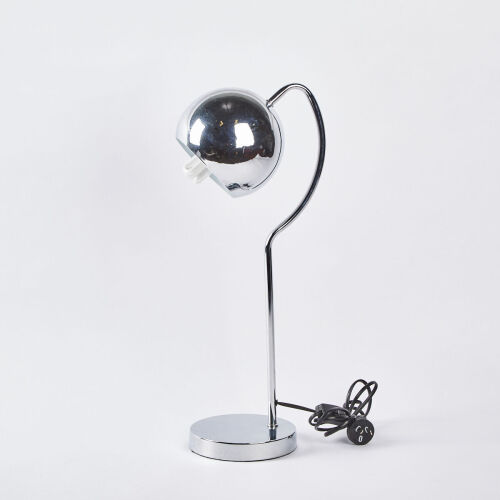 A Chrome Desktop Eyeball Lamp