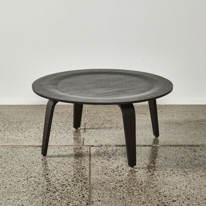 An Eames CTW Style Coffee Table In Black