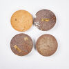 A Set Of Four Earthenware Coasters By Richard Parker - 2