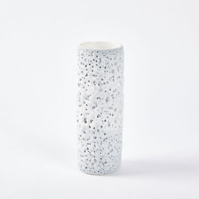 A John Parker White Lava Vase