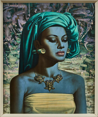 An Original Valdimir Tretchikoff Print Balinese Girl