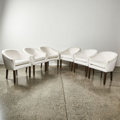 Six Designer Collection Upholstered Chairs