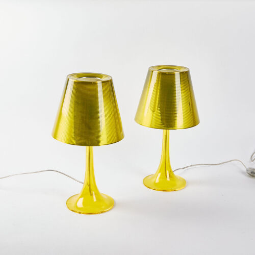 A Pair Miss K Lamp by Philippe Starck For Flos Italy
