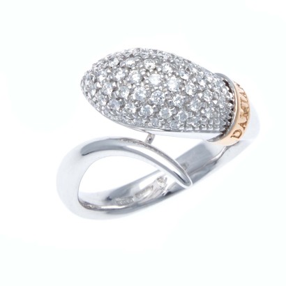 18ct Diamond Damiani Infinito Snake Ring