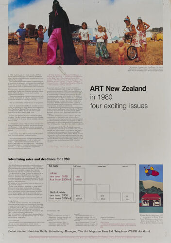 ART NEW ZEALAND Advertising Rates
